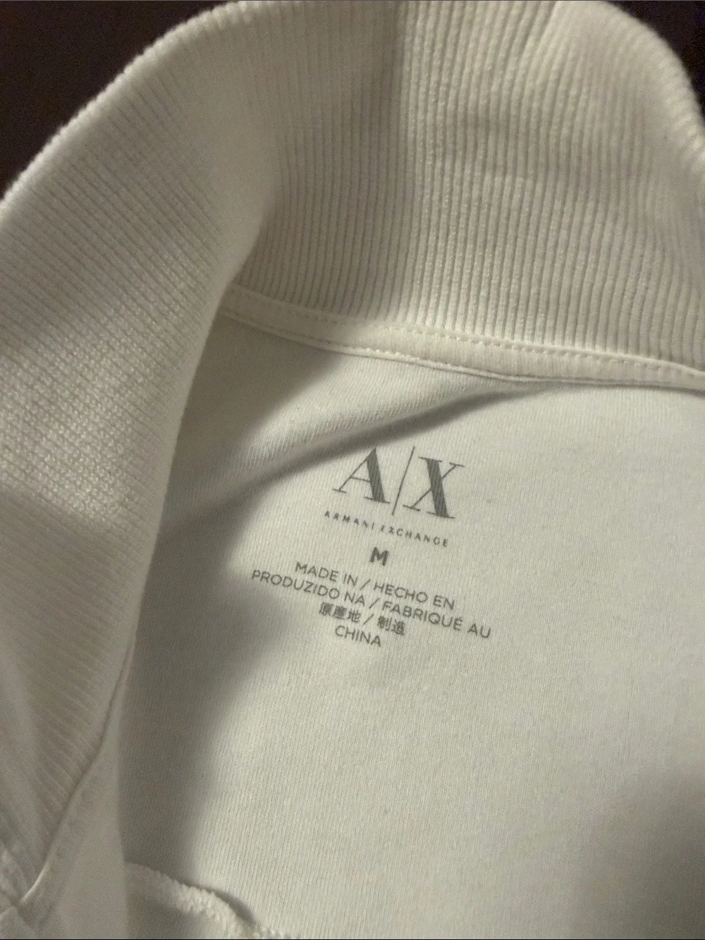 Armani Exchange Zipped up Sweater